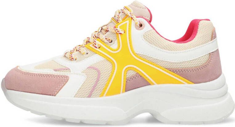 Mexx sneaker beige roze