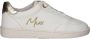 Mexx Kids XX825151-795 Meisjes Lage Sneakers Wit Goud Leer Veters - Thumbnail 4