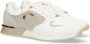 Mexx Lage Sneakers Fleur Trendy Wit Goud Multicolor Dames - Thumbnail 5
