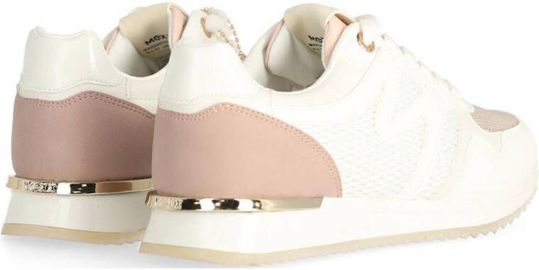 Mexx sneakers wit roze