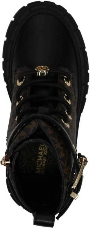 Michael Kors Blake Colby veterboots zwart bruin