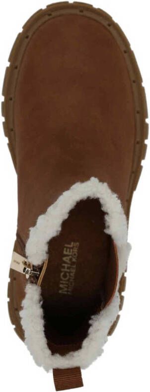 Michael Kors Blake gevoerde enkelboots cognac