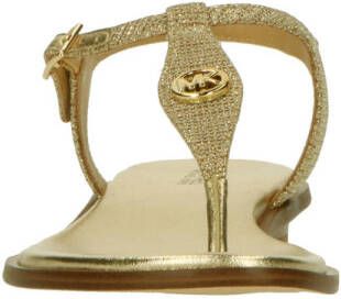 MICHAEL KORS Sandalen Dames Mallory Thong Maat: 40 Materiaal: Leer Kleur: Goud - Foto 13
