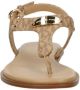 Bruin Tinten Michael Kors Camel Leer sandalen camel - Thumbnail 3