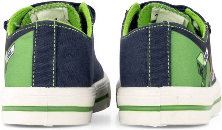 Minecraft sneakers blauw