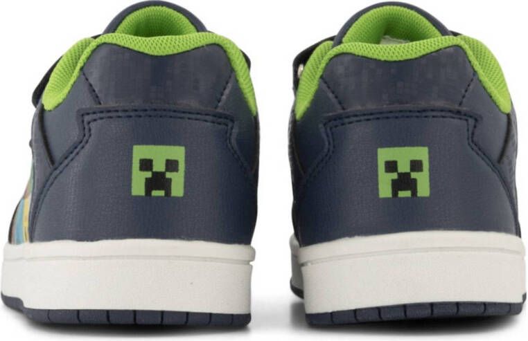 Minecraft sneakers donkerblauw