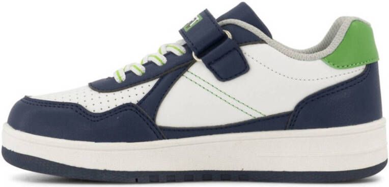 Minecraft sneakers wit donkerblauw