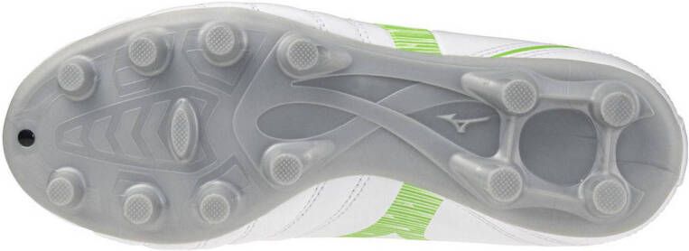 Mizuno Monarcida Neo 3 Sel MD Junior voetbalschoenen wit neongroen