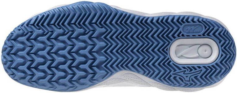Mizuno Wave Enforce Court CC tennisschoenen wit blauw