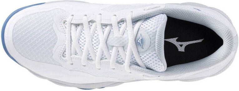 Mizuno Wave Enforce Court CC tennisschoenen wit blauw