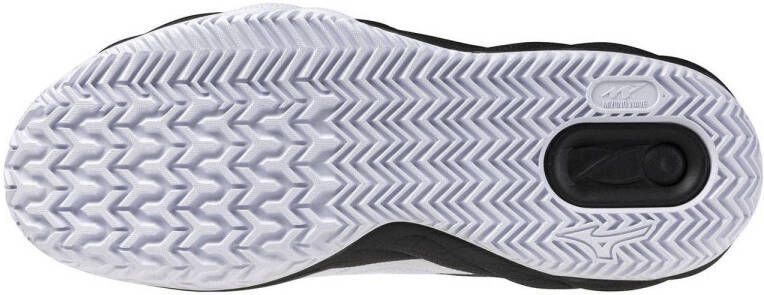 Mizuno Wave Enforce Court CC tennisschoenen wit zwart donkergrijs