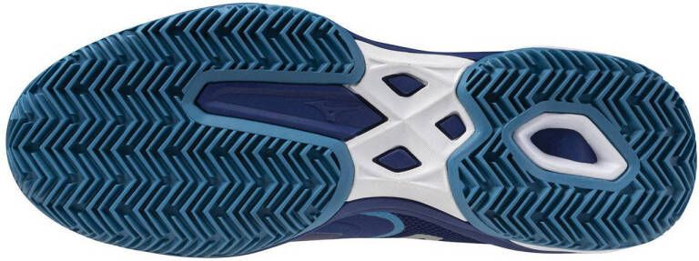 Mizuno Wave Exceed Light CC tennisschoenen donkerblauw blauw