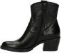Mjus leren cowboylaarzen zwart - Thumbnail 2
