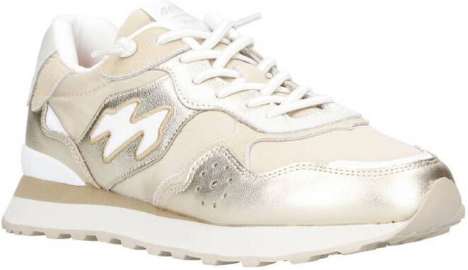 MRP 47 leren sneakers goud beige