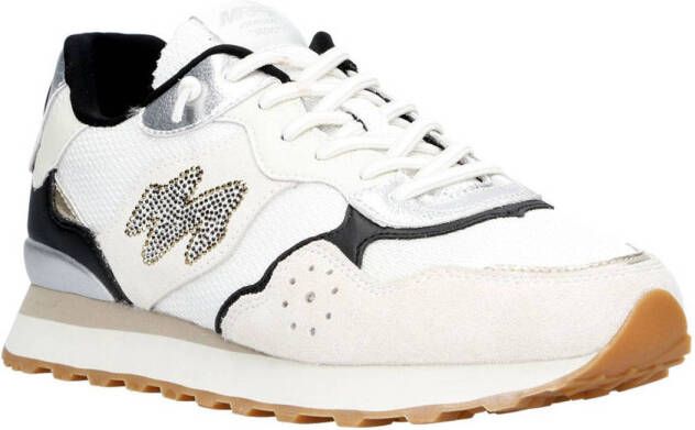 MRP 47 leren sneakers off white zilver zwart