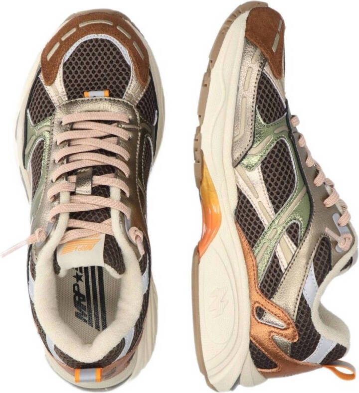 MRP sneakers bruin oranje