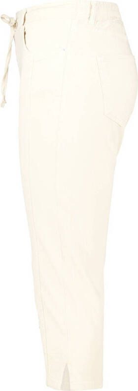MS Mode aansluitend regular waist broek ecru