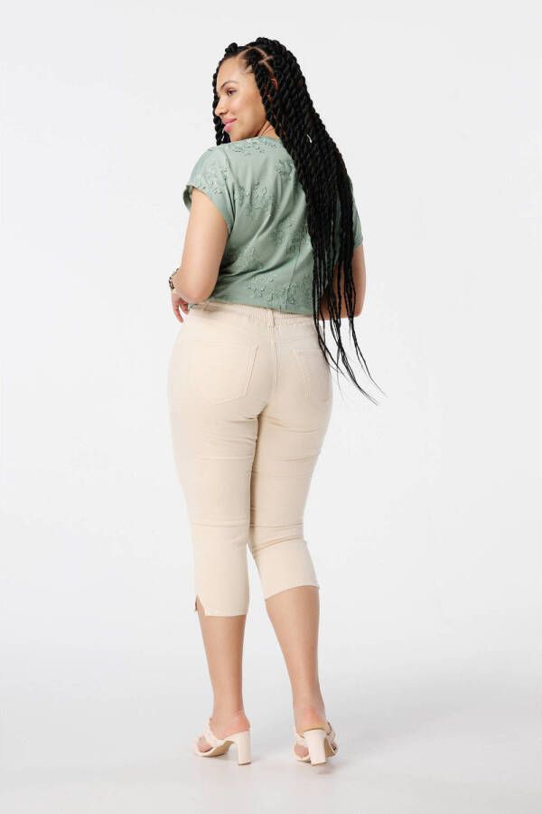 MS Mode aansluitend regular waist broek ecru
