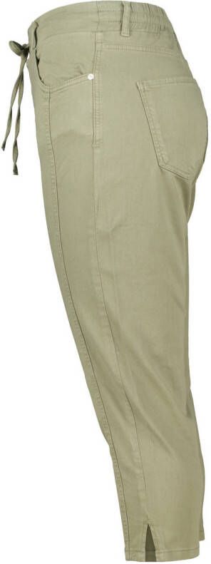 MS Mode aansluitend regular waist broek kaki