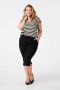 MS Mode regular waist broek zwart - Thumbnail 2