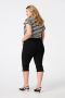 MS Mode regular waist broek zwart - Thumbnail 3