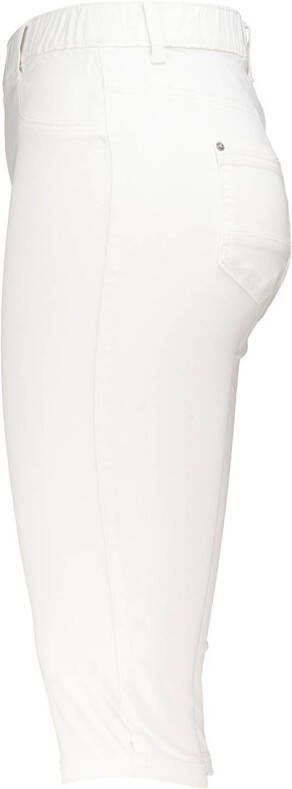 MS Mode slim regular waist broek wit
