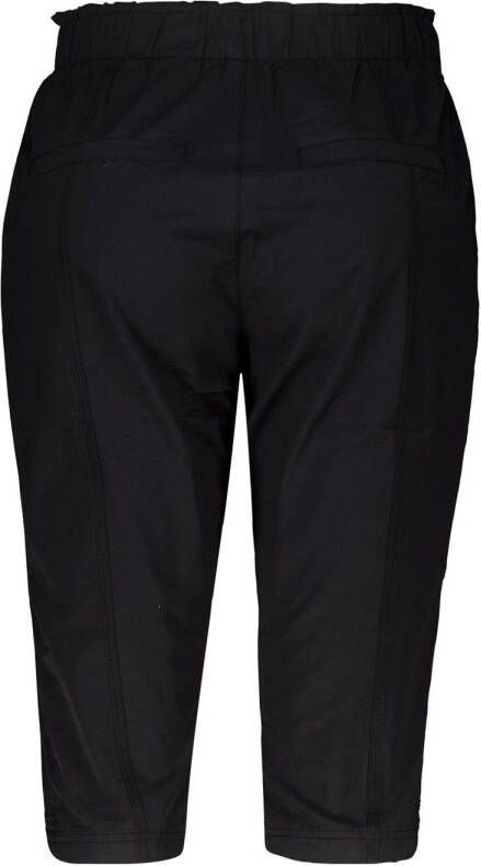 MS Mode straight regular waist broek zwart