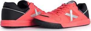 Munich Continental V2 Sr. zaalvoetbalschoenen koraalrood zwart