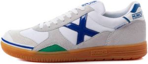 Munich Gresca Zaalvoetbalschoenen Wit Blauw