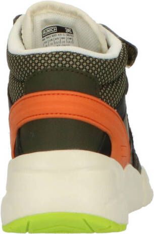 Munich Mini Track VCO sneakers grijs oranje geel