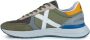 Munich Soon sneakers kaki geel blauw - Thumbnail 3