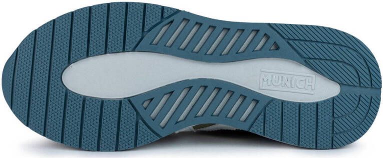 Munich Soon sneakers kaki geel blauw