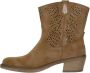 Mustang Shoes Cowboylaarsjes Cowboy enkellaarsjes laarzen met ingewikkelde perforatie op de schacht - Thumbnail 4