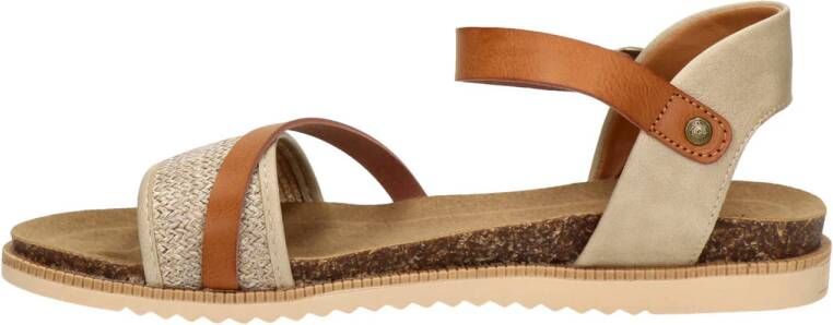Mustang sandalen beige cognac