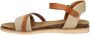 Mustang sandalen beige cognac - Thumbnail 3