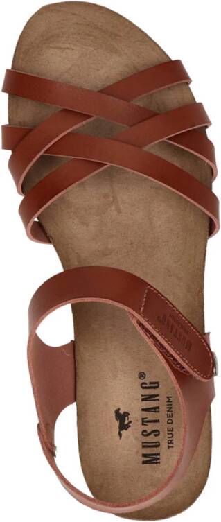 Mustang sandalen cognac