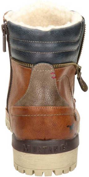 Mustang veterboots cognac