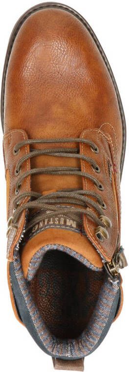 Mustang veterboots cognac