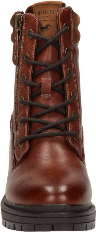 Mustang veterboots cognac