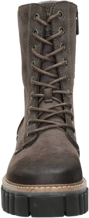 Mustang veterboots zwart