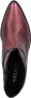 Nelson Brenda leren enkellaarzen rood metallic - Thumbnail 2