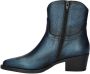 Nelson Brenda leren enkellaarzen rood metallic - Thumbnail 2