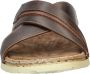 Nelson Forrest leren slippers bruin - Thumbnail 2