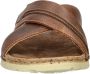 Nelson Forrest leren slippers cognac - Thumbnail 2