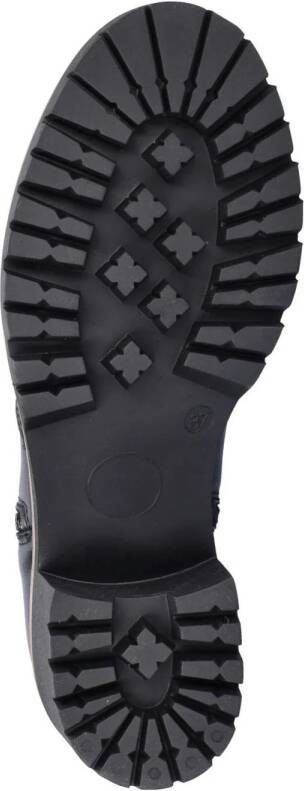 Nelson gevoerde leren enkellaarzen zwart