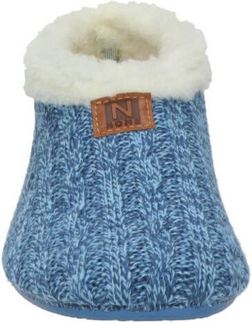 Nelson Home pantoffels blauw