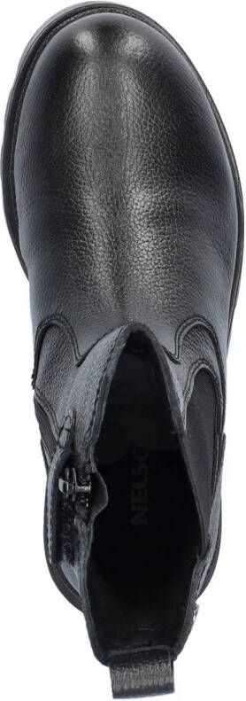 Nelson Kids chunky leren chelsea boots zwart
