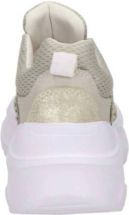 Nelson Kids chunky sneakers met dierenprint beige