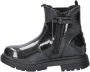 Nelson Kids lak chelsea boots met glitters zwart - Thumbnail 3