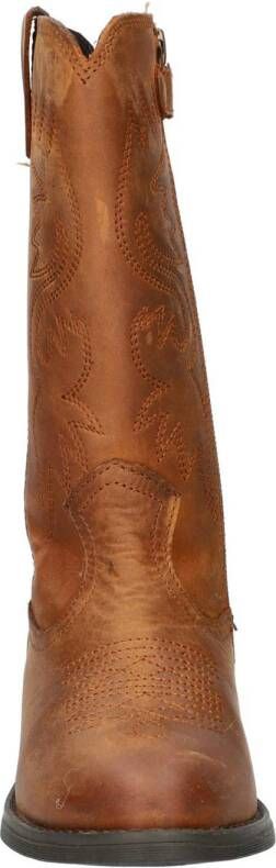 Nelson Kids leren cowboylaarzen cognac